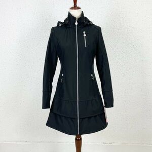 Betsey Johnson Small Coat Black Water Repellent